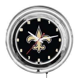 New Orleans Saints 14" Neon Clock  