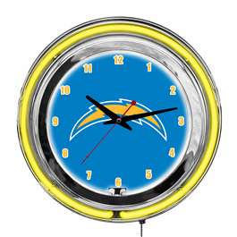 Los Angeles Chargers 14" Neon Clock  