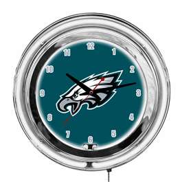 Philadelphia Eagles 14" Neon Clock  