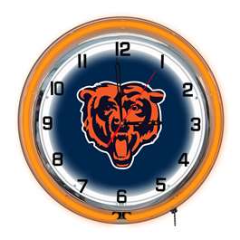 Chicago Bears 18" Neon Clock  