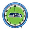 Seattle Seahawks 18" Neon Clock  