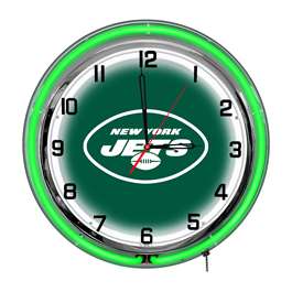 New York Jets 18" Neon Clock  