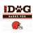 Cleveland Browns My Dog Barks White Wall Art