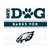 Philadelphia Eagles My Dog Barks White Wall Art