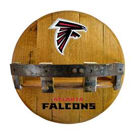 Atlanta Falcons Oak Bar Shelf - 21 inch