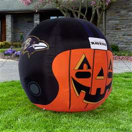 Baltimore Ravens Inflatable Jack-O'-Helmet Halloween Yard Decoration  