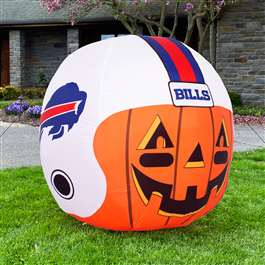 Buffalo Bills Inflatable Jack-O'-Helmet Halloween Yard Decoration  