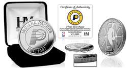 Indiana Pacers Silver Mint Coin  