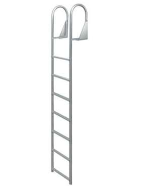 JIF Marine 7-Step Standard Ladder Aluminum Boat - Dock Ladder