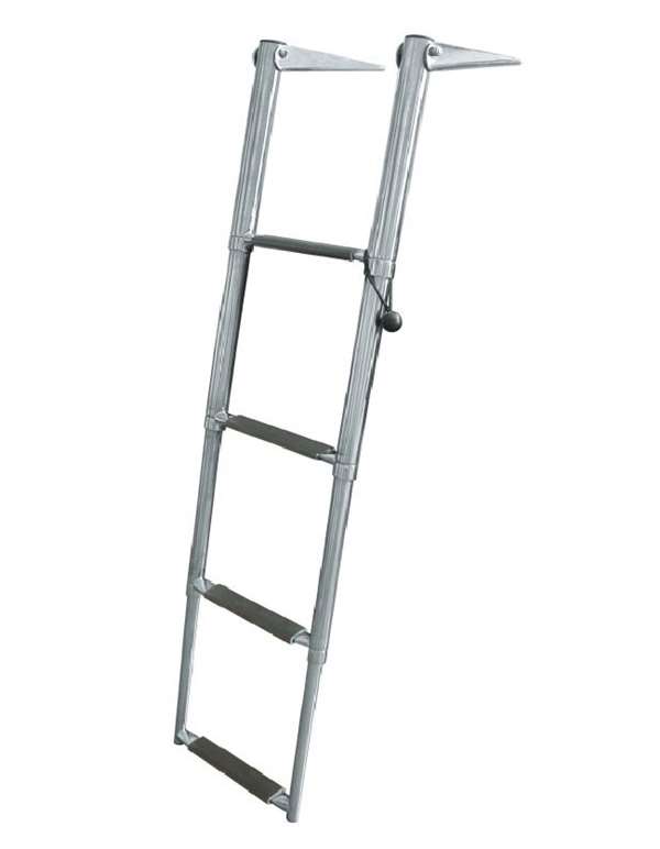 JIF Marine 4-Step Slide Mount Ladder Stainless 316 Boat - Dock Ladder