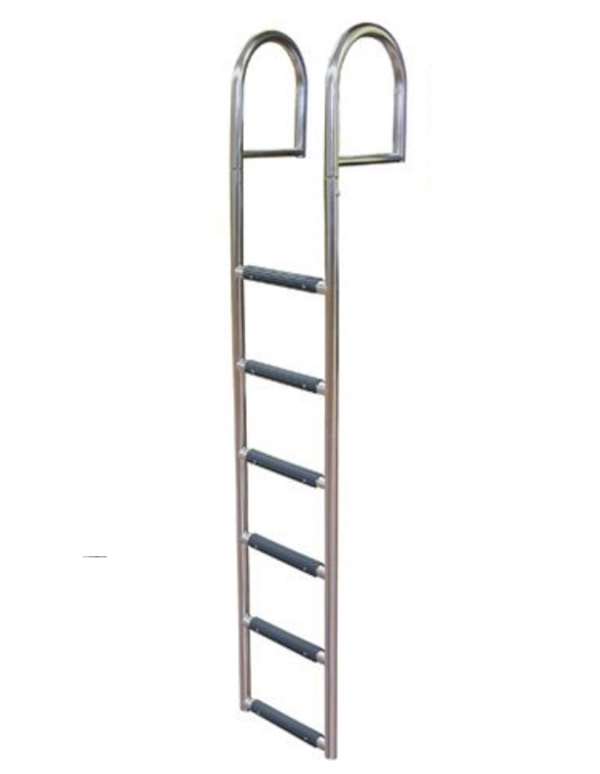 JIF Marine 6-Step Stationary Dock Ladder Stainless 316 Boat - Dock Ladder