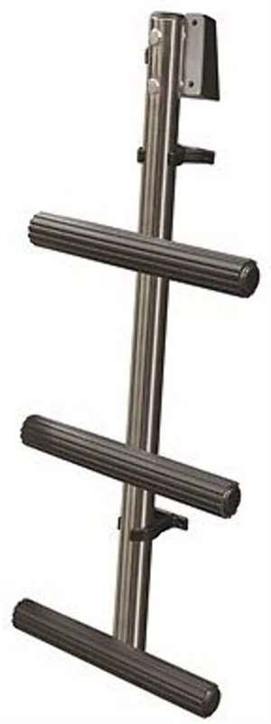 JIF Marine 3-Stp Dive Ladder 1.25" Stainless 316 Tube w/Mounting Bracket Boat - Dock Table   