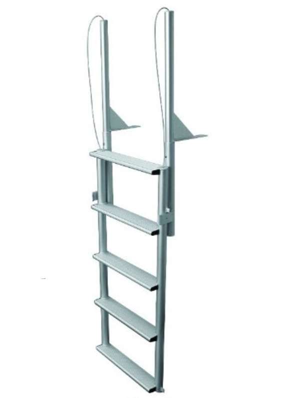 JIF Marine 5-Wide Step Dock Lift Ladder Aluminum Boat - Dock Table