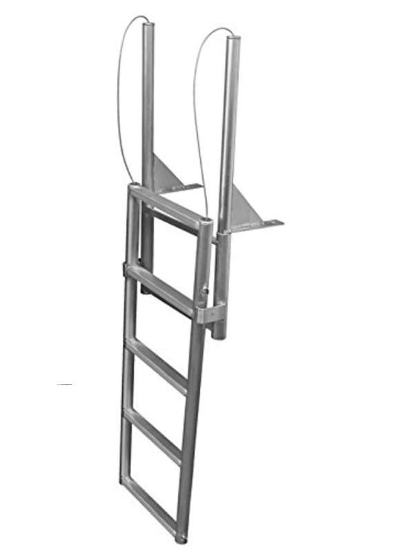 JIF Marine 6-Step Dock Lift Ladder Aluminum Boat - Dock Table