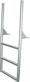 JIF Marine 6-Wide Step Dock Ladder Aluminum Boat - Dock Table