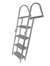 JIF Marine 4-Step Folding Ladder Aluminum w/Mounting Hardware Boat - Dock Table   