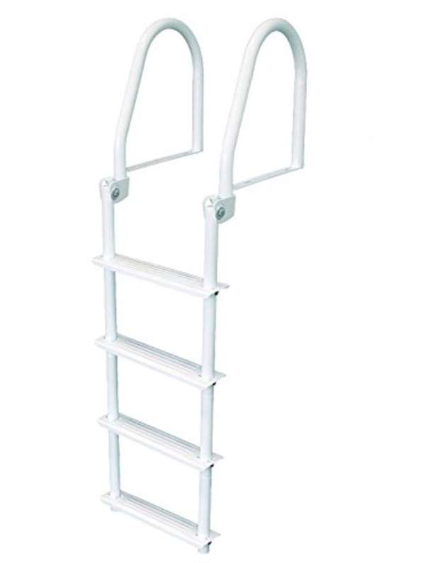 JIF Marine 4-Step Flip Up Dock Ladder Boat - Dock Table