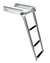 JIF Marine 3-Step Locking Side Mount Telescoping Ladder Stainless 316 Boat - Dock Table