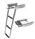 JIF Marine 3-Step Under Platform Sliding Ladder Stainless 317 Boat - Dock Table