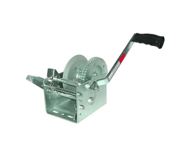 JIF Marine 3200lb/1450kg Trailer Winch 2-Speed 1-Piece Solid Gear / Winch & Strap