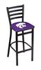 Kansas State 18" Chair with Black Wrinkle Finish  