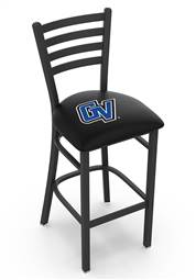 Grand Valley State 25" Stationary Counter Stool with Black Wrinkle Finish    