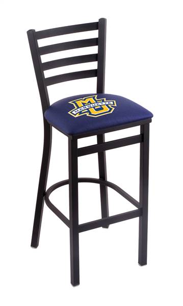 Marquette 25" Stationary Counter Stool with Black Wrinkle Finish  