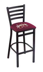 Mississippi State 25" Stationary Counter Stool with Black Wrinkle Finish  