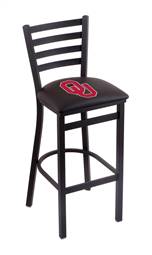 Oklahoma 25" Stationary Counter Stool with Black Wrinkle Finish  