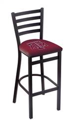 Texas A&M 25" Stationary Counter Stool with Black Wrinkle Finish  