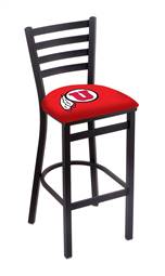 Utah 25" Stationary Counter Stool with Black Wrinkle Finish  