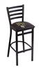 Wake Forest 25" Stationary Counter Stool with Black Wrinkle Finish  