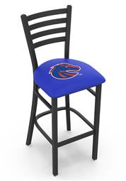 Boise State 30" Stationary Bar Stool with Black Wrinkle Finish  