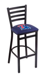 Louisiana Tech 30" Stationary Bar Stool with Black Wrinkle Finish  