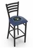 Milwaukee Brewers 30" Stationary Bar Stool with Black Wrinkle Finish  