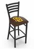 San Diego Padres 30" Stationary Bar Stool with Black Wrinkle Finish  