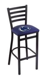 Penn State 30" Stationary Bar Stool with Black Wrinkle Finish  