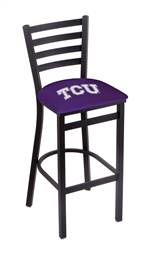 TCU 30" Stationary Bar Stool with Black Wrinkle Finish  