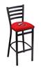 Western Kentucky 30" Stationary Bar Stool with Black Wrinkle Finish  