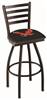 Eastern Washington 25" Swivel Counter Stool with Black Wrinkle Finish  