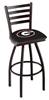 Georgia "G" 25" Swivel Counter Stool with Black Wrinkle Finish  