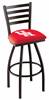 Houston 25" Swivel Counter Stool with Black Wrinkle Finish  