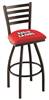 Louisiana-Lafayette 25" Swivel Counter Stool with Black Wrinkle Finish  