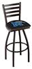 Memphis 25" Swivel Counter Stool with Black Wrinkle Finish  