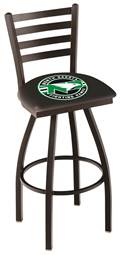 North Dakota 25" Swivel Counter Stool with Black Wrinkle Finish  