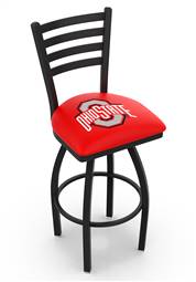 Ohio State 25" Swivel Counter Stool with Black Wrinkle Finish  