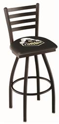 Purdue 25" Swivel Counter Stool with Black Wrinkle Finish  