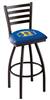 South Dakota State 25" Swivel Counter Stool with Black Wrinkle Finish  