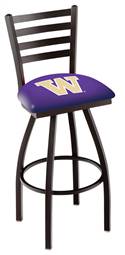 Washington 25" Swivel Counter Stool with Black Wrinkle Finish  