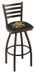 Wichita State 25" Swivel Counter Stool with Black Wrinkle Finish  